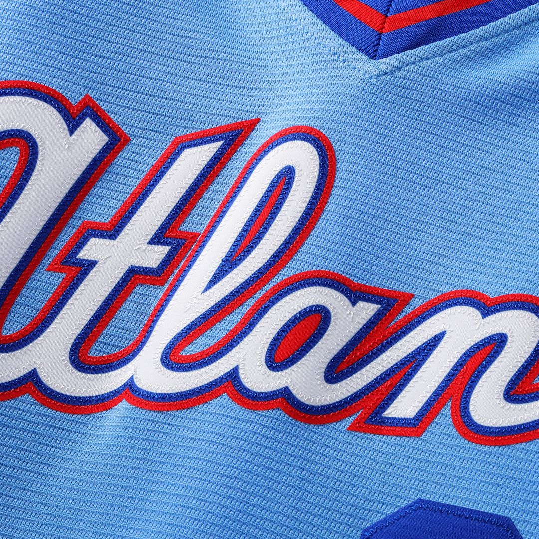 Hank Aaron Atlanta Braves Nike 2026 City Connect Stadium Jersey - Powder Blue