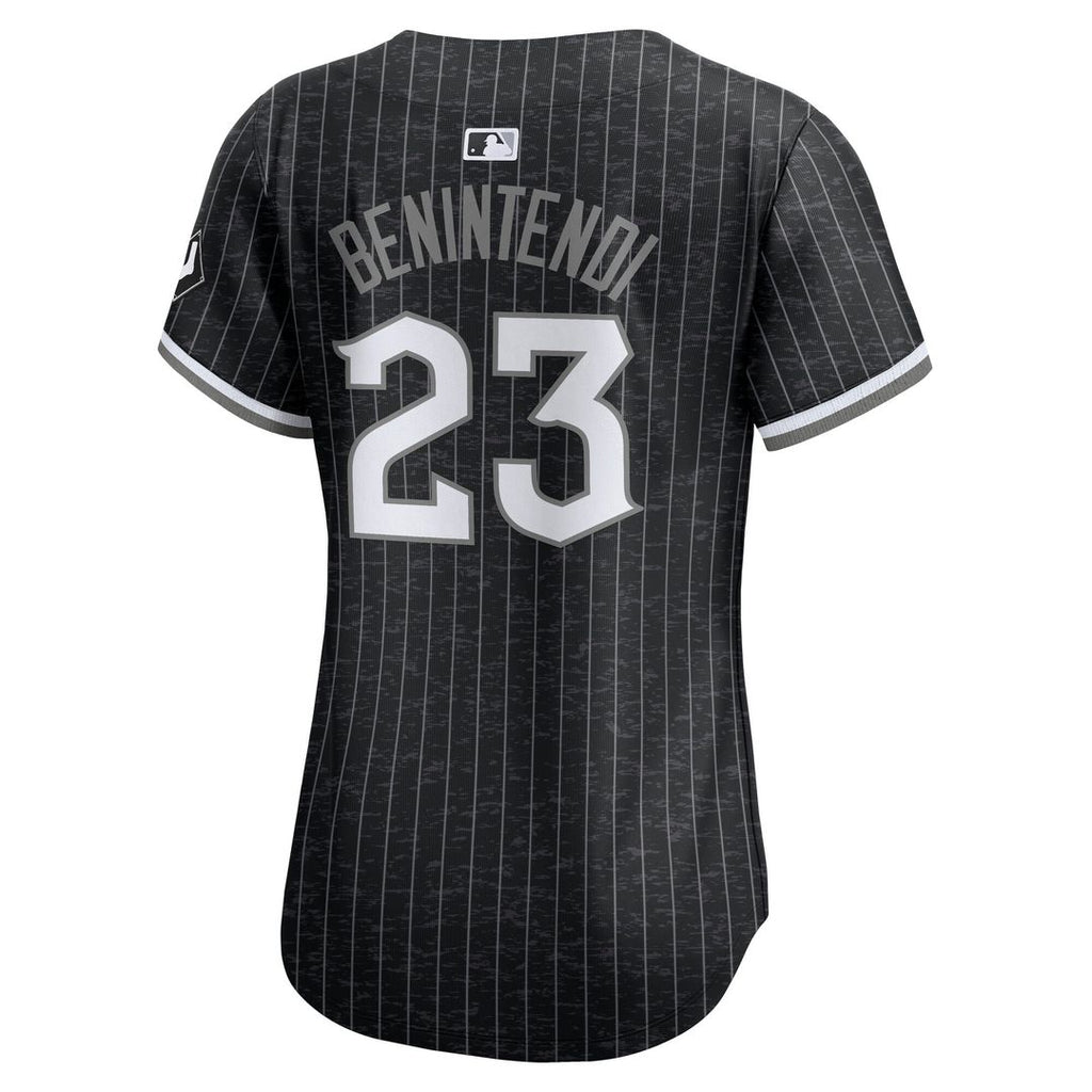 Andrew Benintendi Chicago White Sox Nike Women's 2025 City Connect Limited Player Jersey - Red/Black