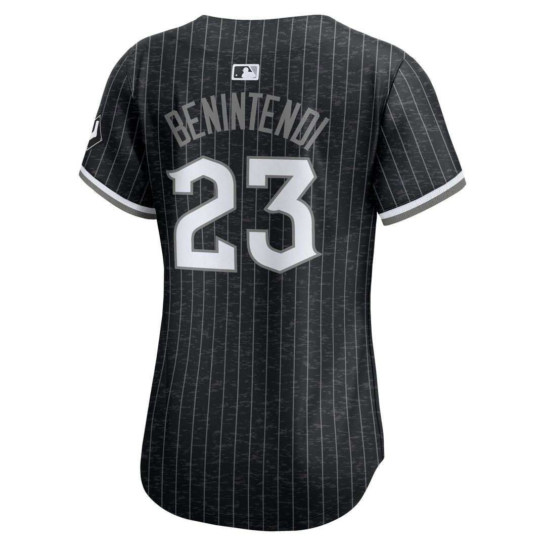 Andrew Benintendi Chicago White Sox Nike Women's 2025 City Connect Limited Player Jersey - Red/Black